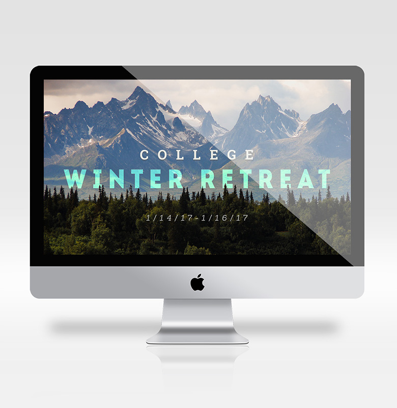 winter retreat splash